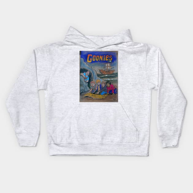 Goonies Kids Hoodie by BennettBlackLight